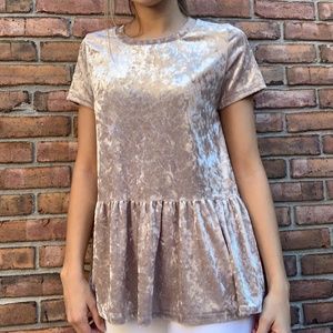 Shiny Blush Boutique Top - Medium
